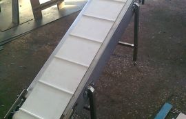 Наклонный ленточный конвейер в нержавеющем исполнении - фото 4