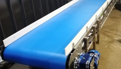  Поворотный конвейер для перемещения теста для завода «СЭМЗ» г. Екатеринбург